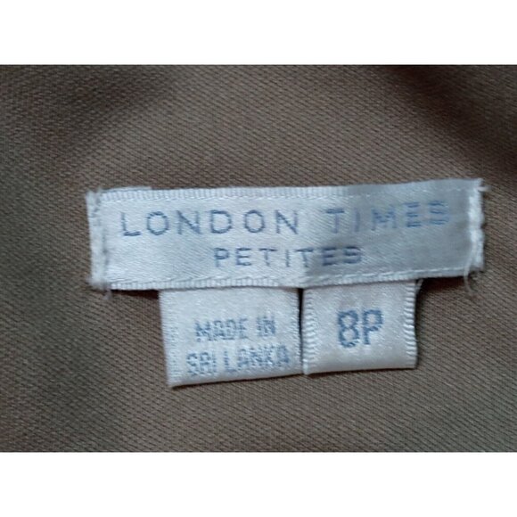 London Time Women's Champagne/ Gold Shimmer Classic  Dress Sz 8P - Picture 4 of 7